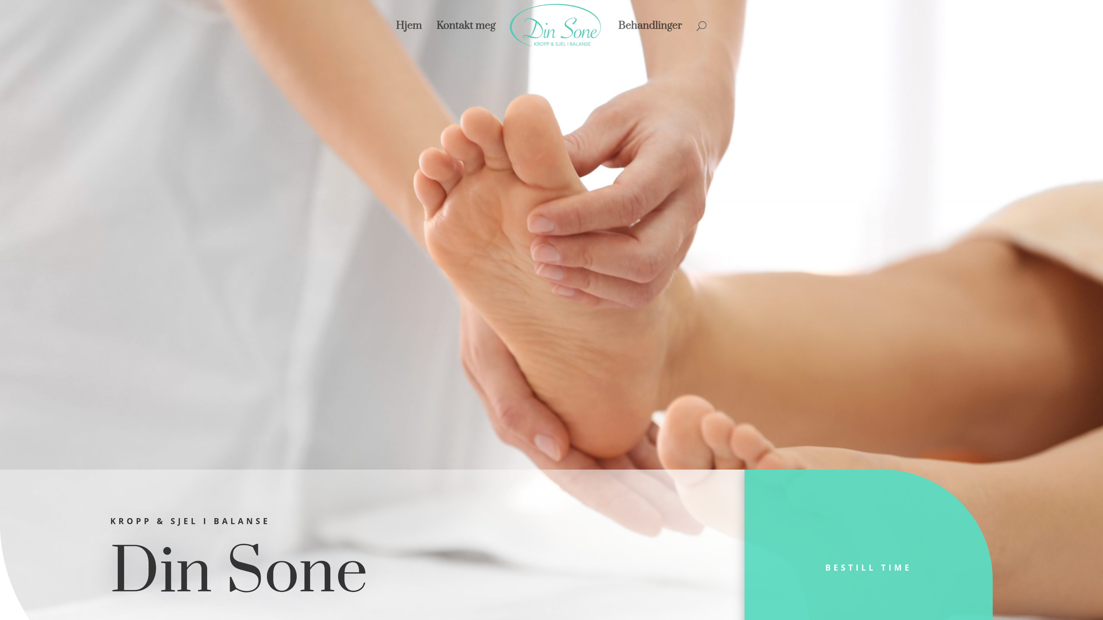Din Sone — nettside med soneterapi-behandling