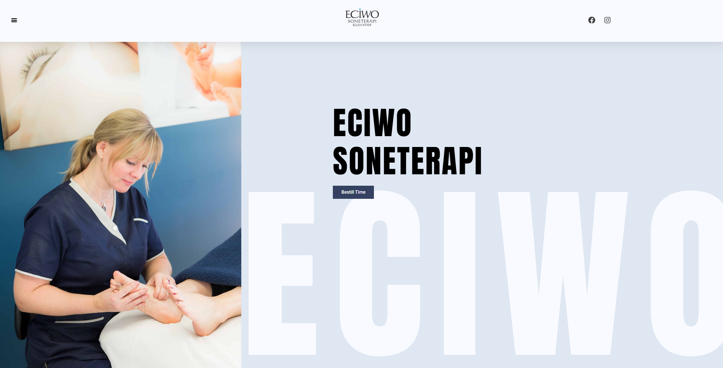 Ellen Eciwo Soneterapi — Ellen i jobbsetting med soneterapi