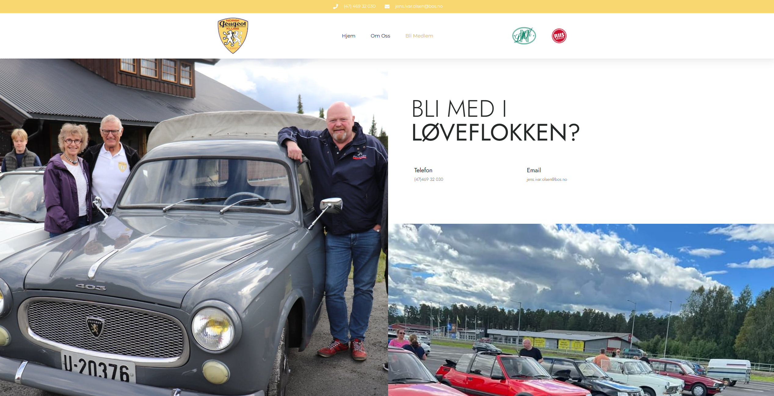 Bli med-siden